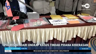 KENDARI POLICE SOLVE VIOLENT CRIME CASE