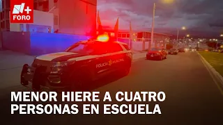 Estudiante ataca secundaria en Querétaro | Resumen de Noticias Matutino N+
