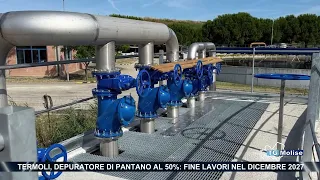 Termoli, Pantano wastewater treatment plant at 50%: completion expected December 2027