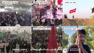 مشاهد إيمانية من مسيرة زوار الإمام الحسين عليه السلام، مع الاء طاهر
