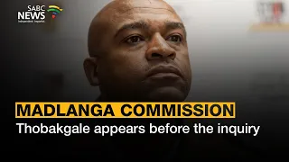 Madlanga Commission | Thobakgale appears before the inquiry