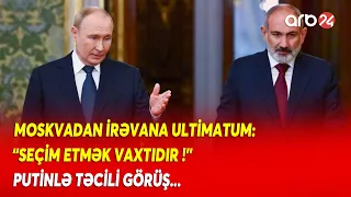 Moskvanın Paşinyana TƏZYİQİ DƏVAM EDİR - İrəvan SEÇİM QARŞISINDA... - DETALLAR