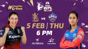 #TATAWPL FINAL | #RCBvDC ? THU, 5th FEB, 6 PM