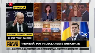 SPECIAL B1. GRINDEANU sau NAZARE, soluțiile lui N.DAN/ PREMIERĂ: Pot fi DECLANȘATE ANTICIPATELE.P2/3