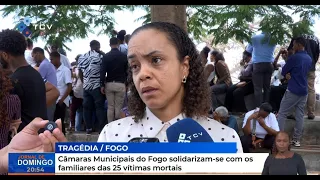Fogo Municipal Councils express solidarity with the families of the 25 fatal victims