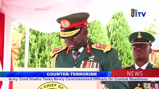 Army Chief Shaibu Tasks Newly Commissioned Officers On Combat Readiness