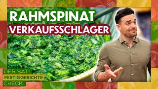 How is creamed spinach actually made? | Sat.1 Ready-Meal Check