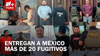 United States hands over more than 20 wanted fugitives to Mexican authorities