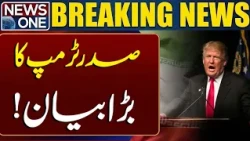 President Trump’s New Statement Sparks Global Attention | Breaking News | News One