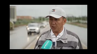 Қаламыздағы Ғ.Жұбанова көшесіндегі жол құрылысы жұмыстары жалғасуда