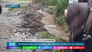 Carabineros report positive assessment of the storm in San Vicente and surrounding areas