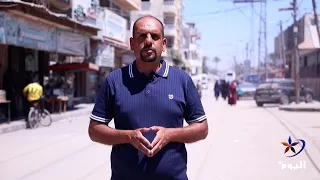 حرارة الصيف تزيد من معاناة النازحين في قطاع غزة