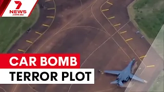 Five men in custody suspected of orchestrating car bomb terror plot against UK air base | 7NEWS