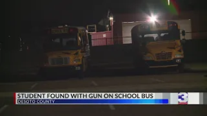 MS elementary student apprehended after bringing firearm on bus