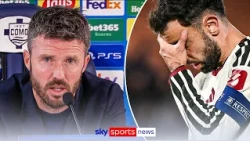 Michael Carrick reacts to Como thrashing in Champions League | "I apologise to supporters"