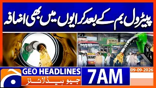 Petrol Price Hike and Transport Fares Increased | 7 AM Geo News Headlines | 9th Sep 2026
