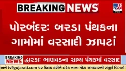 Rain Showers Hit Barda Region Villages in Porbandar After Intense Heat  | TV9Gujarati