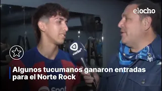 SOME TUCUMANOS WON TICKETS FOR NORTE ROCK