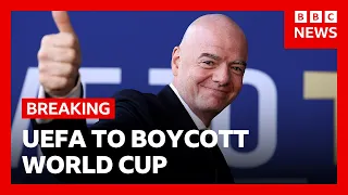 European nations to boycott World Cup if Fifa goes ahead with investment plan | BBC News