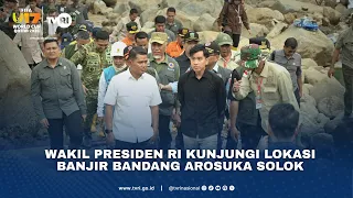 Wakil Presiden RI Kunjungi Lokasi Banjir Bandang Arosuka Solok
