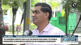 Vidal Benítez questions the push for hourly employment and the Government's legitimacy