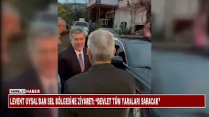 LEVENT UYSAL ERDEMLİ'DE SEL MAĞDURLARIYLA BULUŞTU @Kanal 33