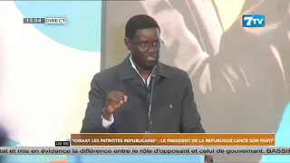 "KIIRAAY LES PATRIOTES REPUBLICAINS": THE PRESIDENT OF THE REPUBLIC LAUNCHES HIS PARTY