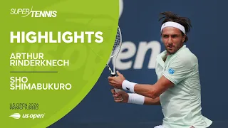 Rinderknech vs Shimabukuro | 2026 US Open First Round Highlights