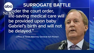 Couple's surrogate gives birth in Texas after judge orders life-saving care