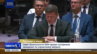 UN Security Council holds emergency meeting on Ukraine issue