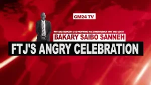 BAKARY SAIBO SANNEH'S EPIC REACTION TO FABAKARY TOMBONG JATTA'S VICTORY CELEBRATION SPEECH | GM24 TV