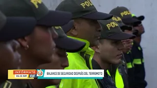 Caldas Police reveal impact and security measures following the earthquake | Infórmate Eje