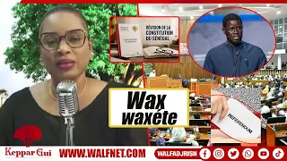 Referendum to validate the constitutional revision: "It's a waste of money, Diomaye is flip-flopp...