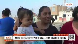 Trujillo: Nueva Jerusalén residents report massive trash buildup