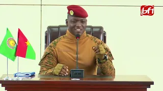 Message from Captain Ibrahim Traoré at the inauguration of the UNB lecture hall complex