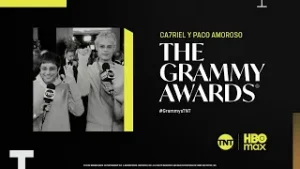 CA7RIEL y Paco Amoroso  en la Alfombra Roja de los Premios GRAMMY® 2026