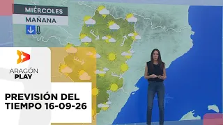 Aragon weather forecast, Wednesday, September 16th