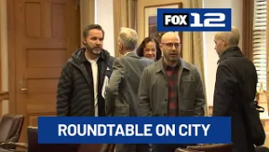 Portland mayor hosts roundtable with focus on downtown recovery