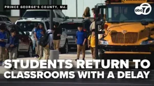 Prince George’s County students head back to classrooms with a delay