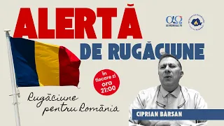 Alertă de rugăciune 1.8 | 12 august 2026, Ciprian Bârsan
