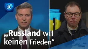 Verteidigung gegen Russland: Ukraine hofft auf weitere Unterstützung | tagesthemen-interview
