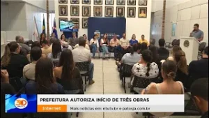Prefeitura de Patos de Minas autoriza início simultâneo de três obras no município