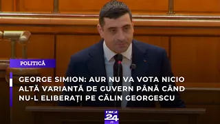 Simion: AUR nu va vota nicio altă variantă de guvern până când nu-l eliberați pe Călin Georgescu