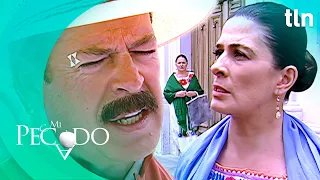 Delfina threatens Gabino | Mi Pecado Episode 44 (Part 2) | tlnovelas
