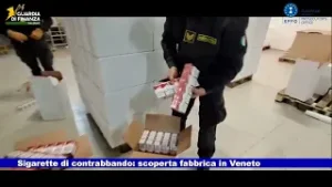 Sigarette di contrabbando: scoperta fabbrica in Veneto 03.02.2026