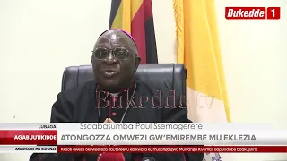 Agabuutikidde Ssaabasumba alidde mu ttama ku mukenenya Asabye abazadde okukuuma abaana