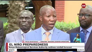 Kenya Meteorological Services Authority outlines rainfall forecast ahead of El Nino