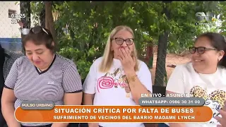 Lack of buses in Asunción