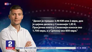 Kresojević: Dizel skuplji nego u Sloveniji, a plate duplo manje