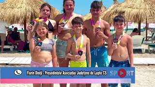 Șapte medalii la luptă pe plajă